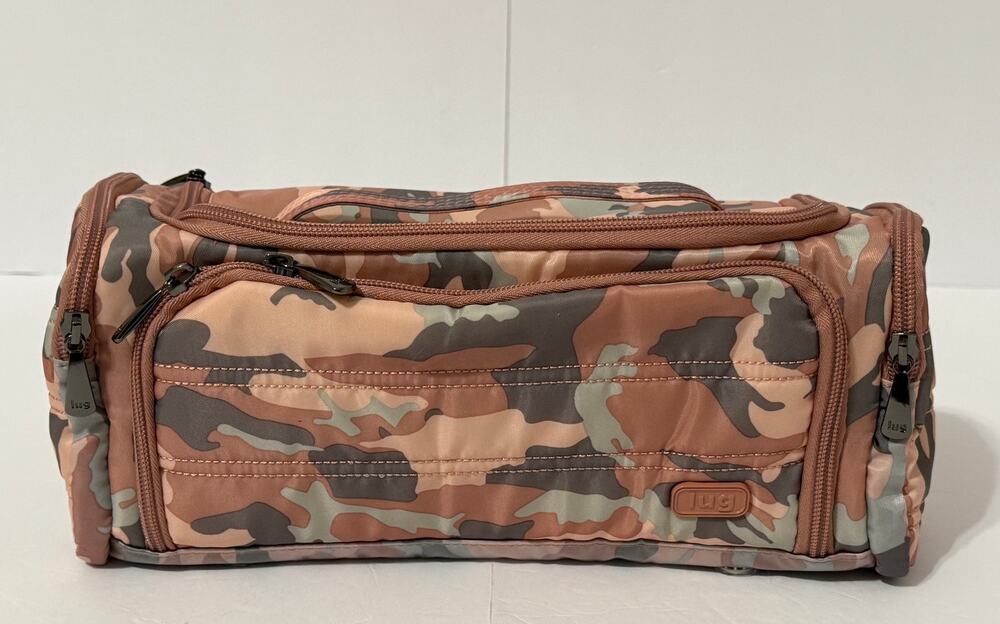 Lug Trolley Cosmetic Case, Camo Rose-NWOT